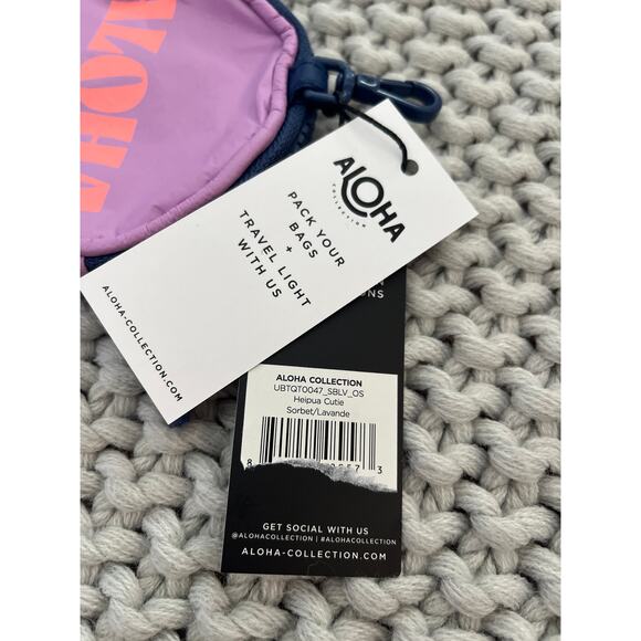 Aloha Collection• Cutie HEIPUA Sorbet on Lavender Pouch - Picture 6 of 11